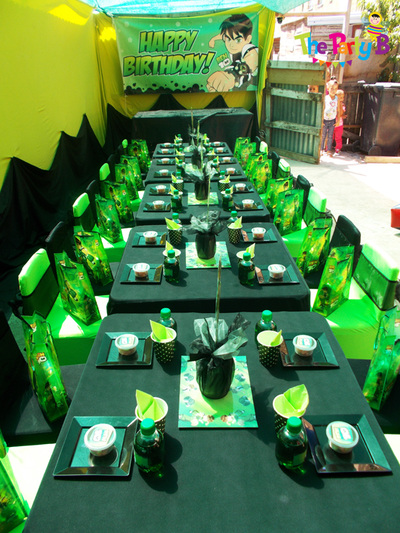 Ben10 themed party  cape  town  The Party  B Kids party  