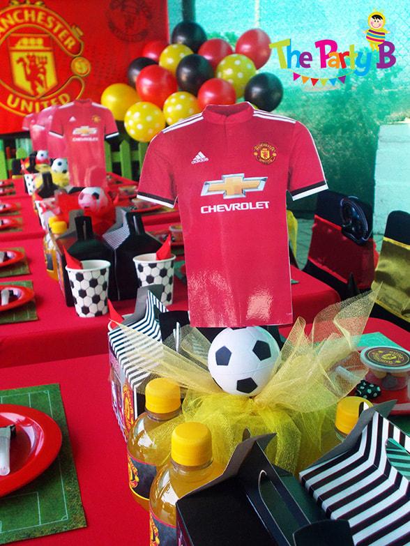 Manchester  united themed party  cape town The Party  B 